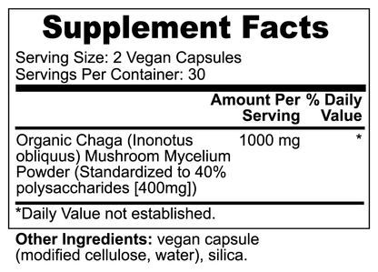 Chaga Mushroom 1000mg