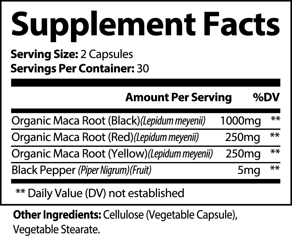 Maca Plus 1500mg