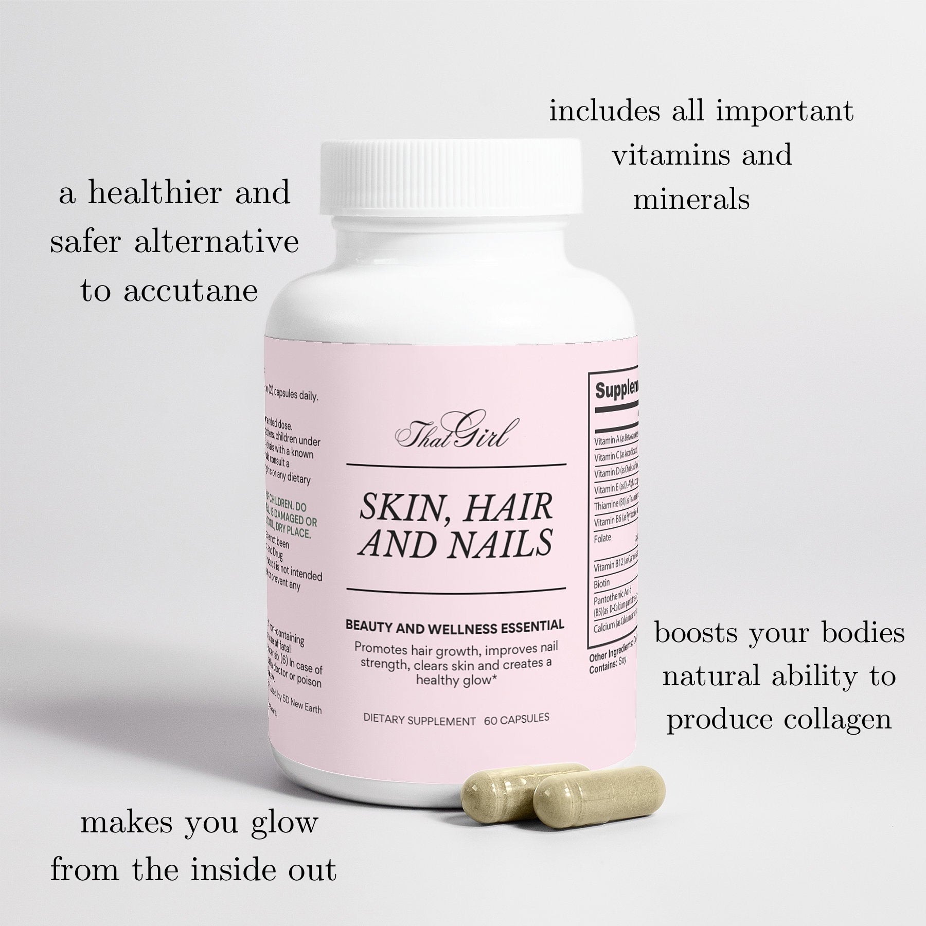 Skin, Hair and Nails Essential - That Girl - Beauty and Wellness